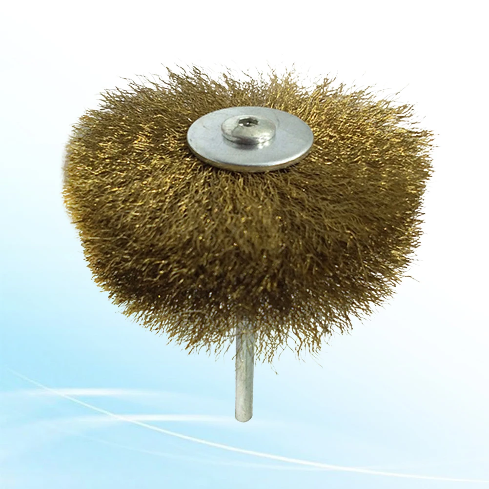 

Wire Flower Head Steel Wire Brush Polishing Wheel Rust Remover Cleaning Tool Rotary Brush For Metal Finishing
