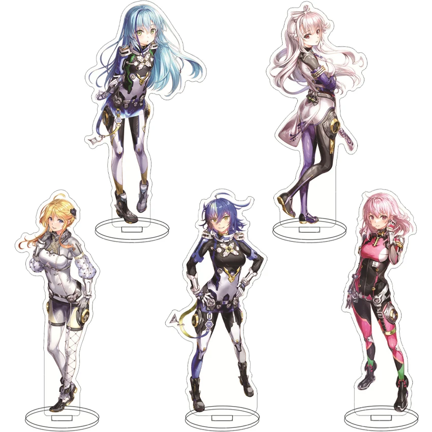 16CM Anime Acryl-Figur Game HIGHSPEED Etoile Rin Rindoh Kanata Asakawa Kochi Towa Sophia B. Tokitoh Cosplay-Geschenke Standfiguren Dekorationen