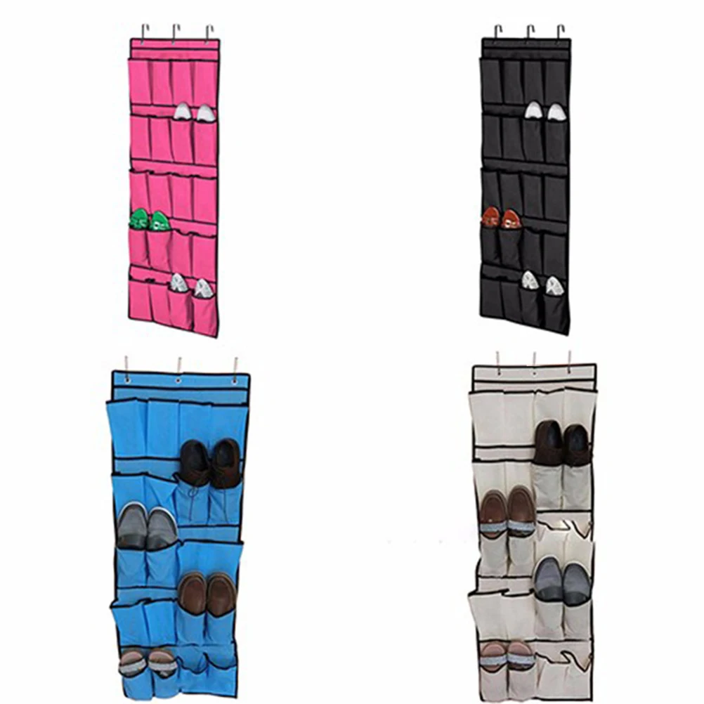 

Shoe Shelves Wall-mounted Storage Bag Hanger Organizer Door On The over Black Hanging Shelf
