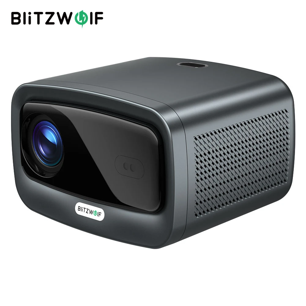 BlitzWolf BW-V9 LED 1080P Projector BT5.0 1000 ANSI Lumens High Brightless Water Cooling Frequency Speaker WIFI6 Home Theater