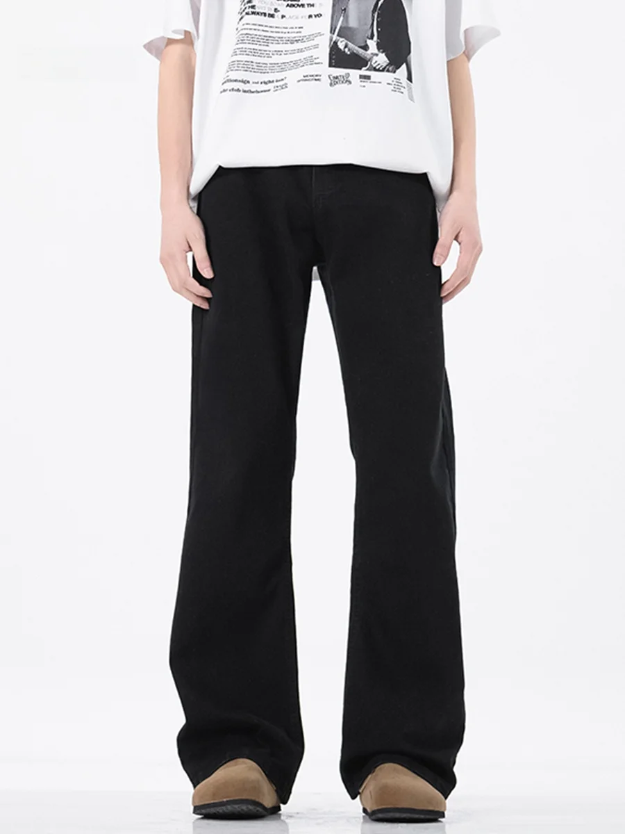 

Мужские джинсы American Sle Cleanfit с флисовой подкладкой, расклешенные, осенне-зимние, в стиле High Street, теплые, прямые, повседневные, длинные брюки