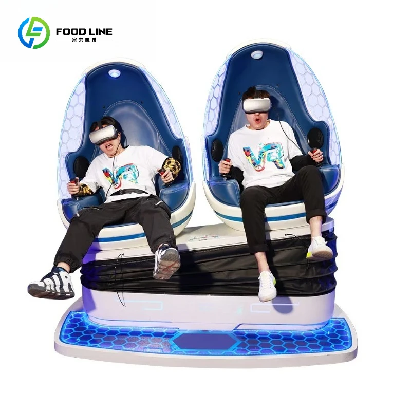 2026 New FL Virtual Reality Latest Design Exclusive 9d 360 Vr Egg Chair Simulator Cinema Arcade 3d Vr Motion Ride Game Custom