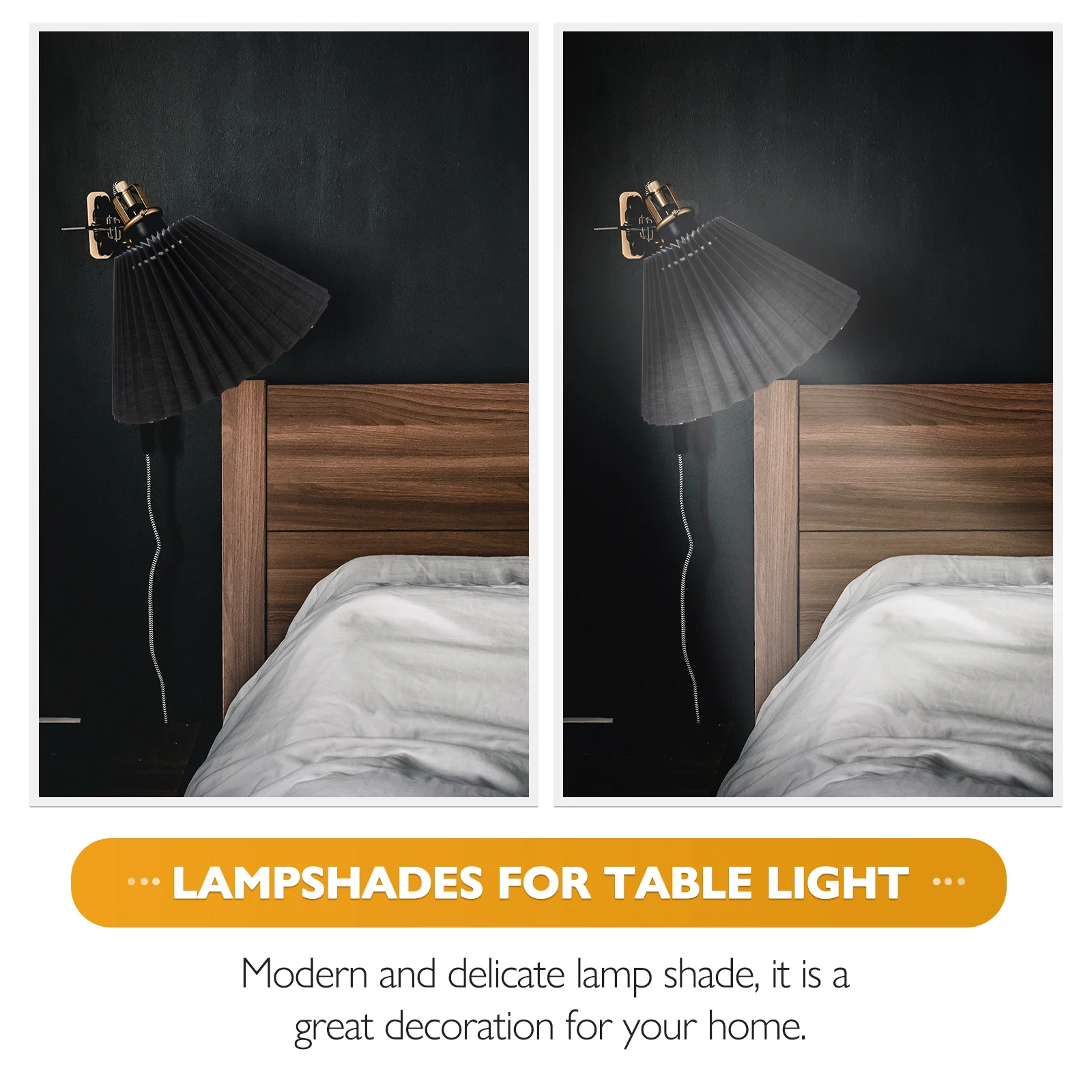 

DIY Fabric Lampshade Black E27 Vintage Hotel Bedside Table Lamp Shades for Desk Lamps Light Decor Dust Proof Home Study Living