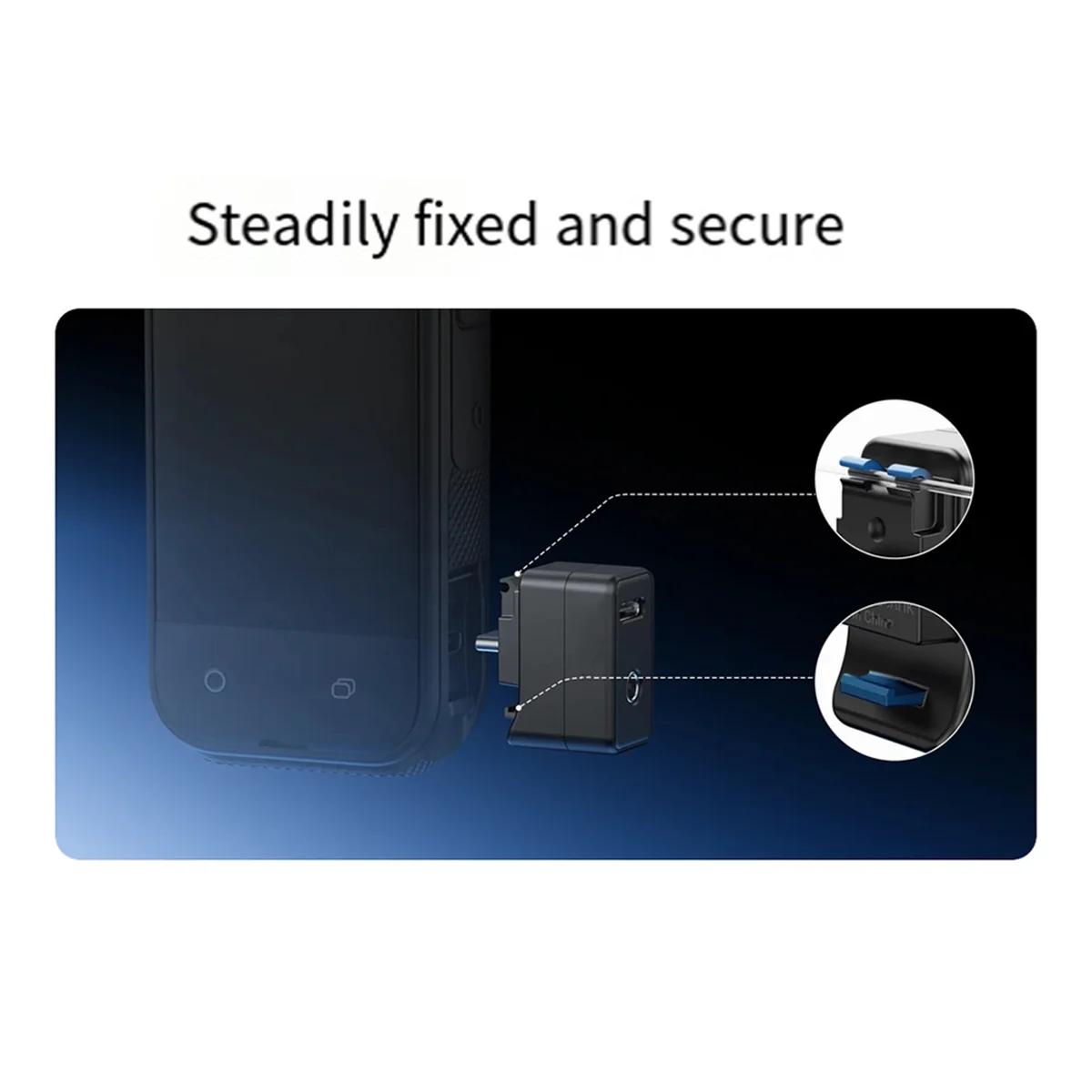 For X5 Microphone Adapter Mic Audio Adapter Essential Action Camera Accessories for Enhanced Sound Recording-ABFB