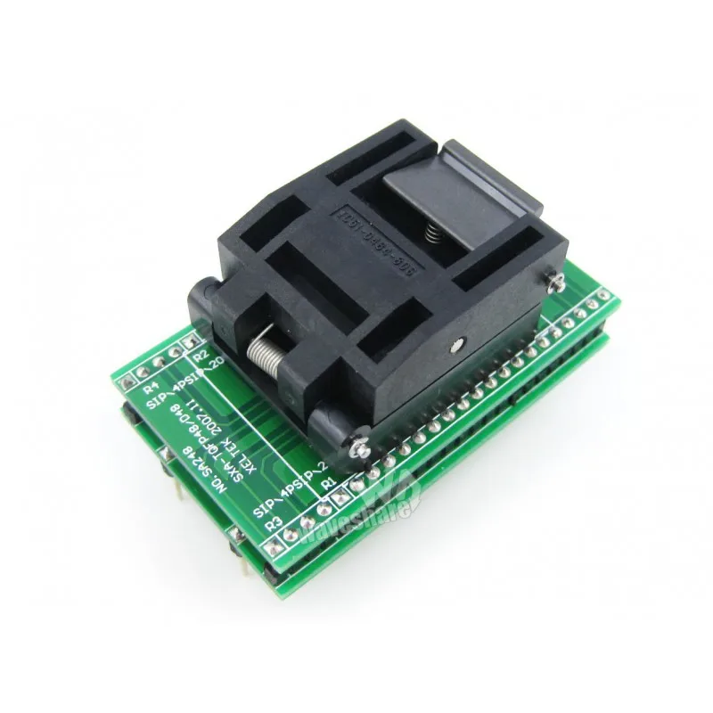 

Makerseek QFP48 TO DIP48 SKU 3046 Waveshare QFP48 TO DIP48, Programmer Adapter,