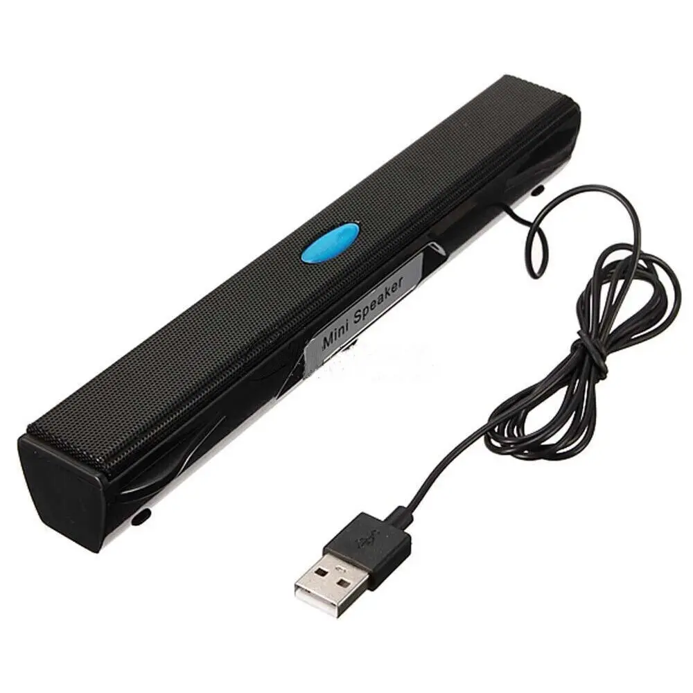 

Portable USB Port Multimedia Mini Speaker for Computer Desktop PC Laptop Notebook Black