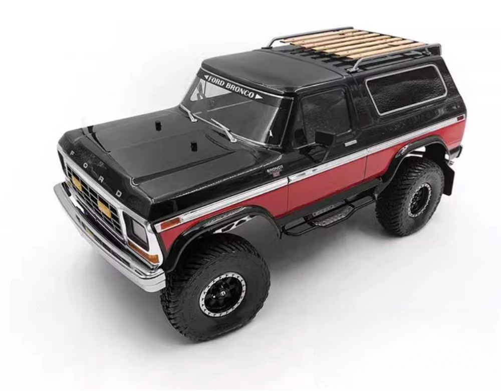 RCカー用クローラートラックルーフ,traxxas,trx4 79,bronco ranger,xlt 1,10スケール,1/10と互換性があります