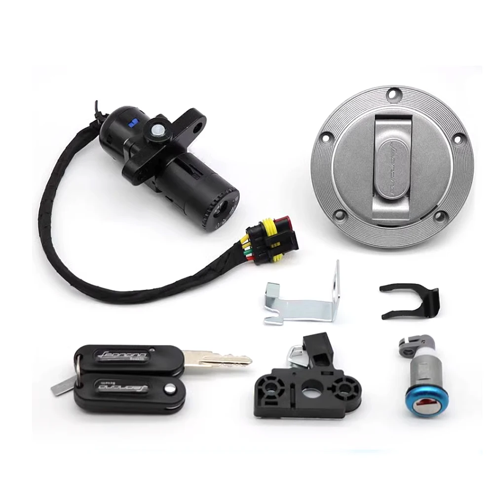 

Комплект замков зажигания, крышки топливного бака и сиденья с ключами для мотоцикла Benelli Leoncino 500 BJ500