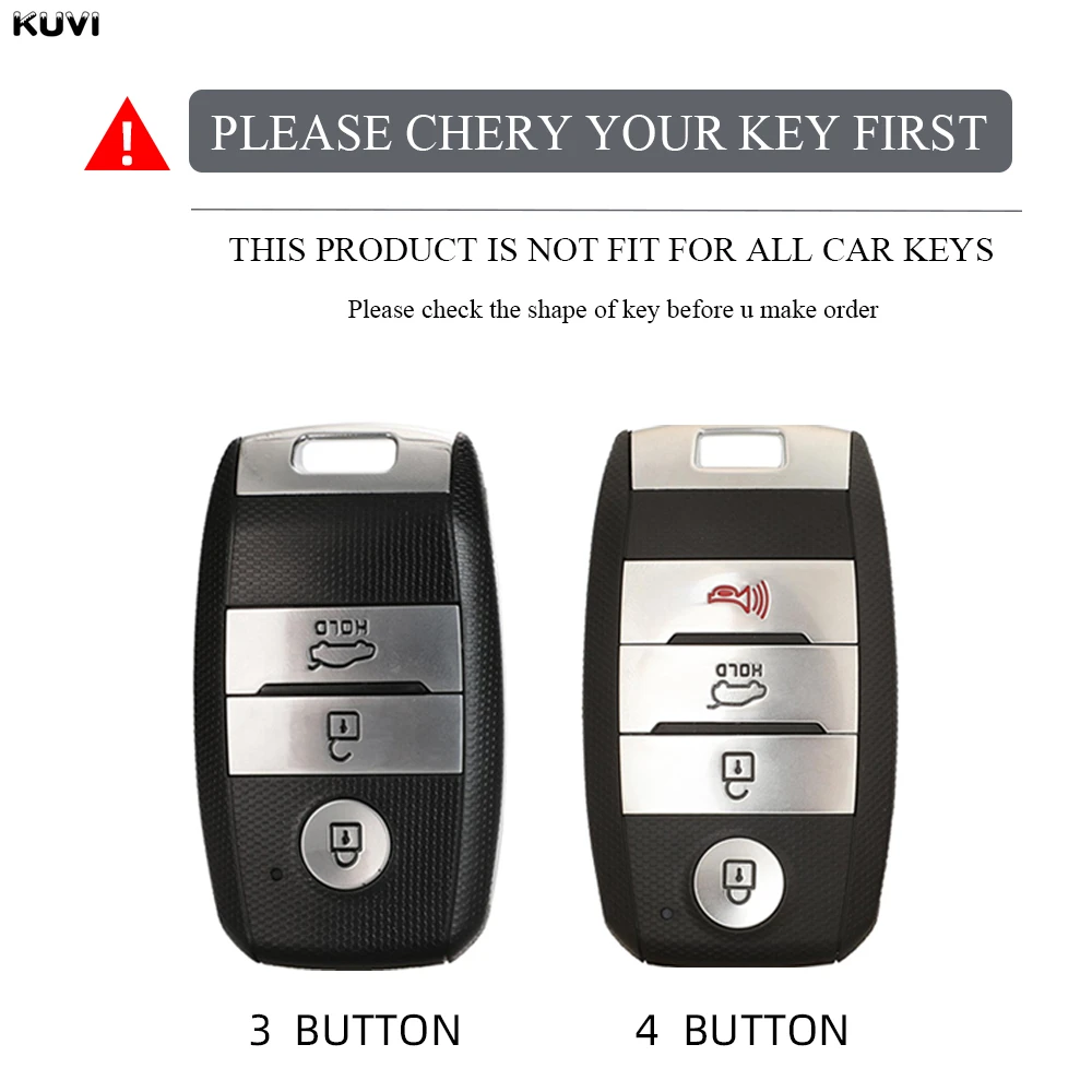 3 4 Buttons Pink TPU Car Smart Key Case Cover Shell For KIA Sportage Cerato Optima K2 K3 K4 K5 RIO Picanto Soul Sorento Sedona