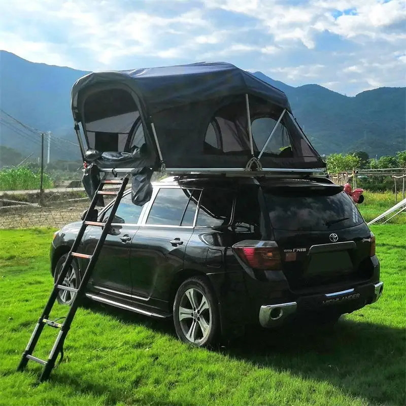 Relenso LS-6923 Aluminum Hardshell Roof Top Tent for SUV 4 Person 4X4 Camping Four-season Quick Automatic Opening
