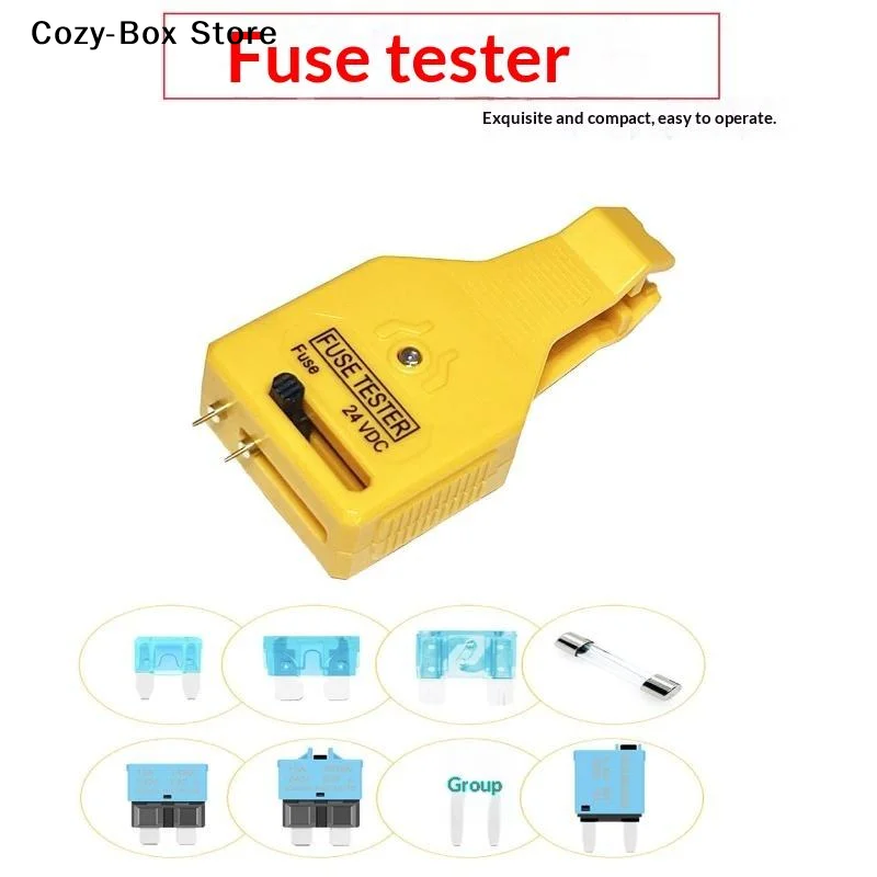 [ZY]Universal Auto Car Fuse Type Tester Checker Puller Kit Removal Tool With Green LED Indicator Light Car Accessories 1PC[ZY]