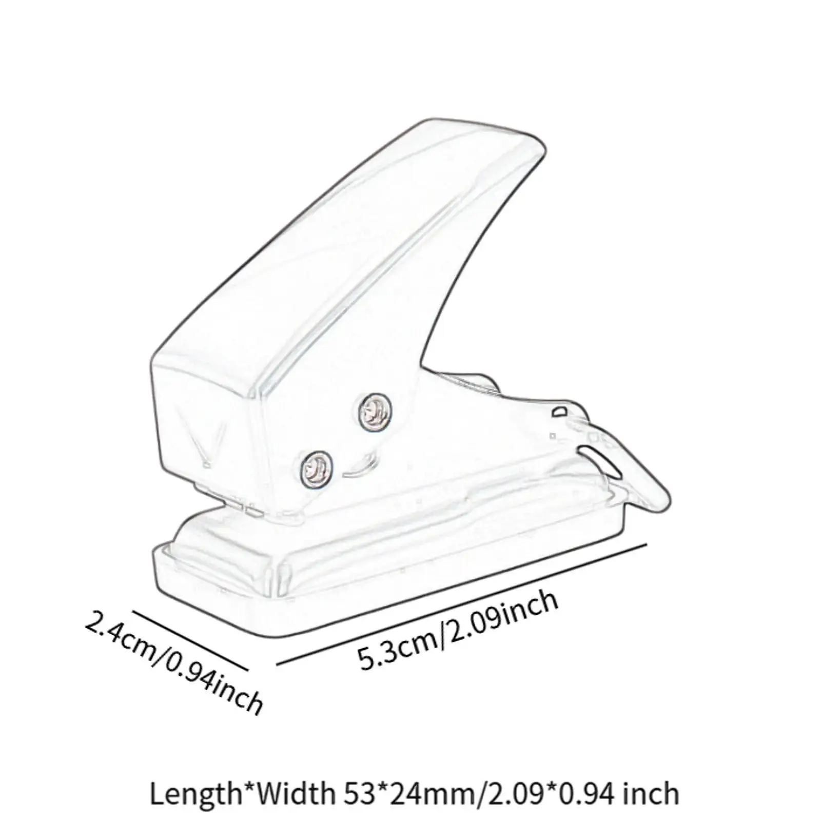 Mini perforador pequeño y compacto, suministros para el hogar para manualidades de proyectos de arte en papel