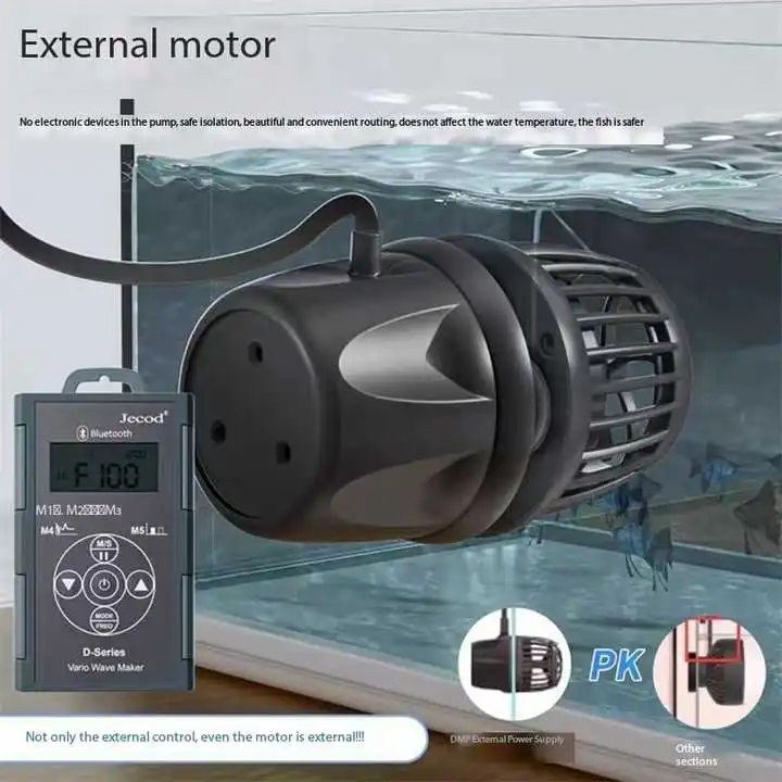 10W/15W/25W/30W Smart Fish Tank Wavemaker Pump Bluetooth WiFi Adding   Blowing Poop Freshwater Saltwater Fish Tank Aquarium