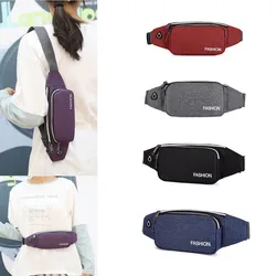 Waterproof Man Women Waist Bag Fanny Pack Fashion Chest Pack Outdoor Sports Crossbody Bag Casual Travel Belt Bag Hip Waist Packs