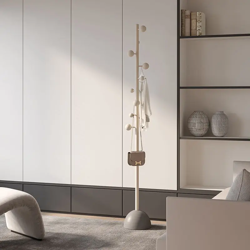 Stylish Colorful Clothes Racks Floor Hanging Japandi Apartments Clothing Rack Standing Coat Hanger Stand
