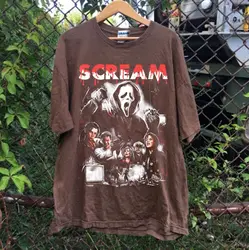 Scream Movie T Shirt T Shirt , Retro 90s Movie Shirt All Size LB1806