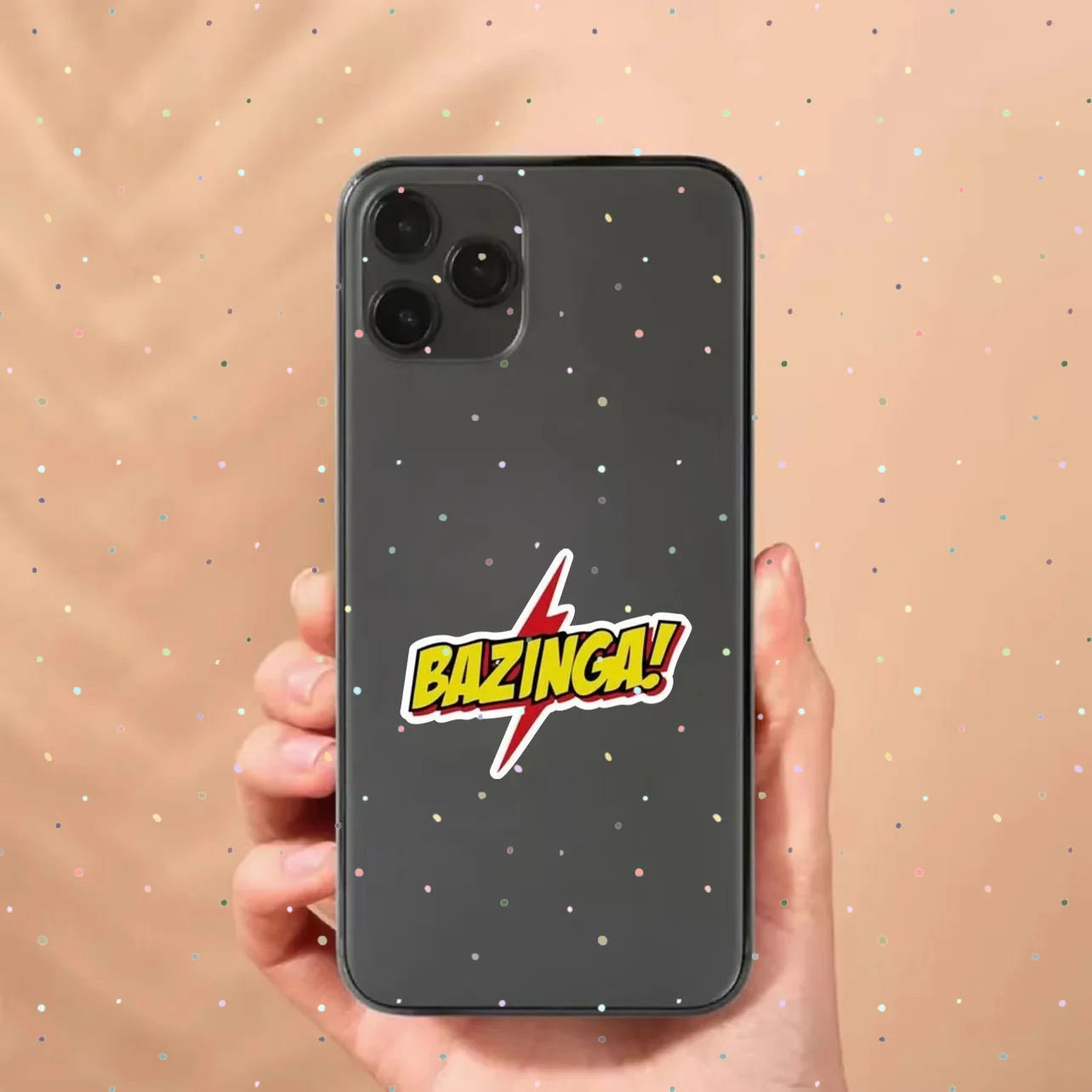 

Humorous Comic Explosion Vinyl Sticker, Bold Yellow Red Design, Waterproof Decal for Cars,Laptops,Helmets,Phones & Water Bottles