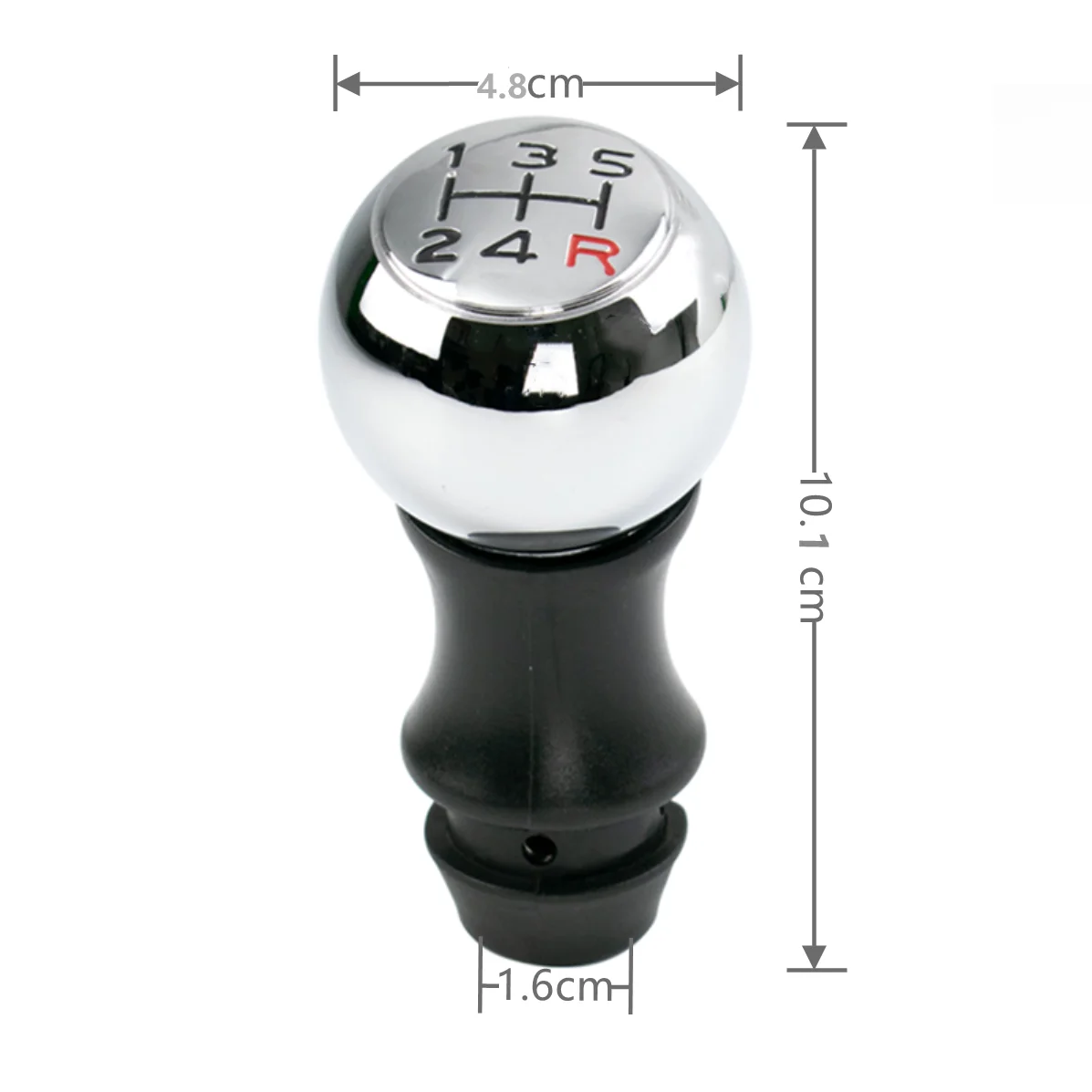 Chrome Matte 5 6 Speed Alloy MT Gear Shift Knob for Peugeot 206 306 106 307 308 301 308 807 Citroen C1 C2 C3 C4 Lever Stick