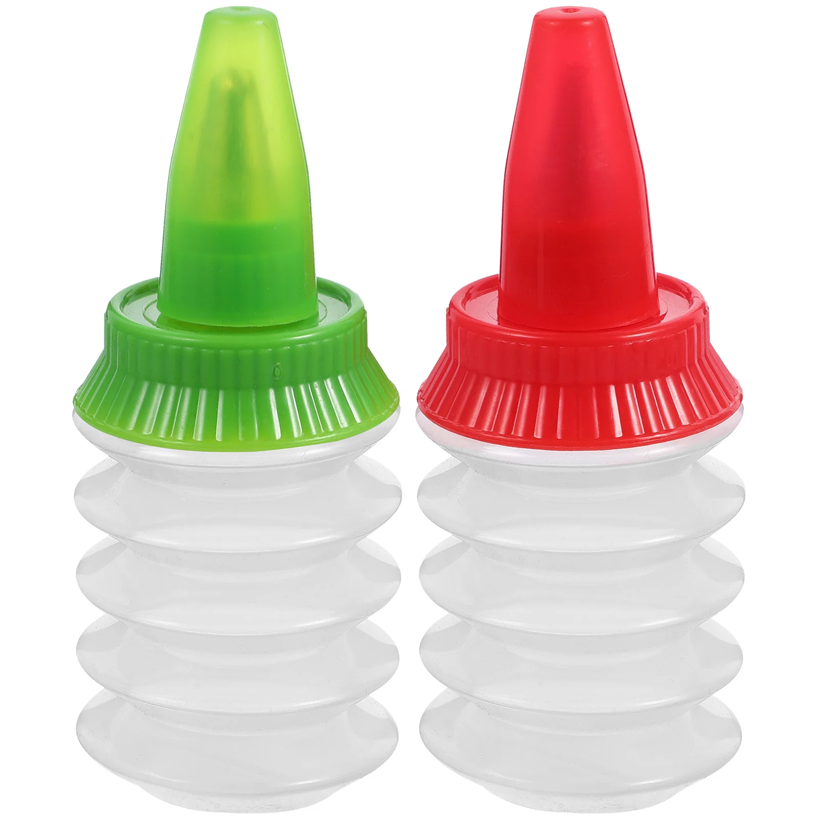 

2 Pcs Precision Tip Applicator Bottle Decorating Tools Ice Cream Accessories Cake Baking Accessory Dessert Bottles