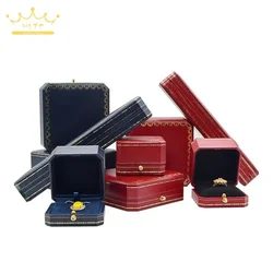 Golden Lace Octagonal Snap Button Jewelry Box Jewelry Storage Box Ring Box Bracelet Box Jewelry Packaging Box