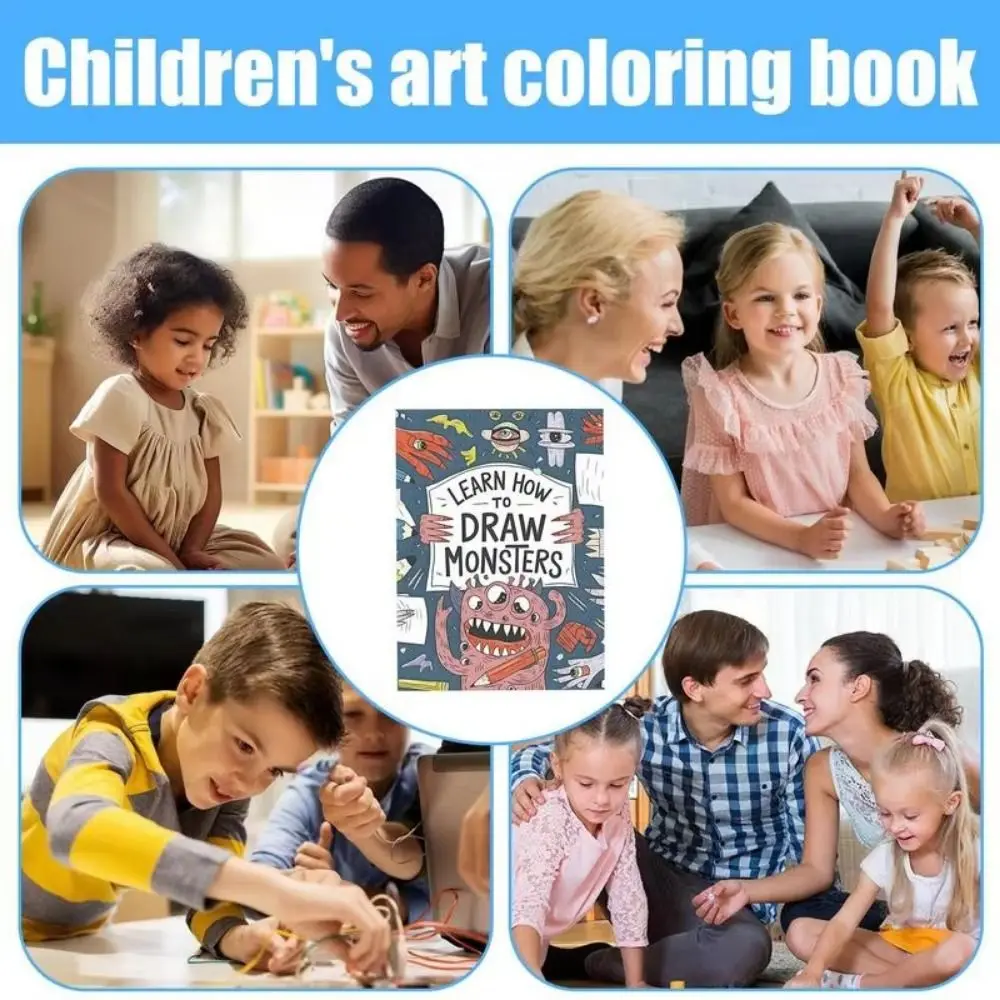 Travel Drawing Cartoon Coloring Book Enlightenment Stationery Graffiti Copy Sketch Book Doodling Early Education