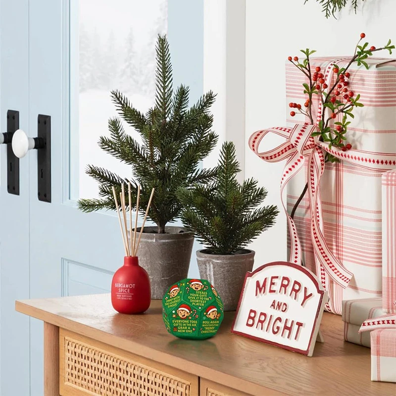 

Santa Swap Gift Exchange Dice Christmas Celebration Family Party Toy Decorations Daily Home Decoration Craft Decorative Dice