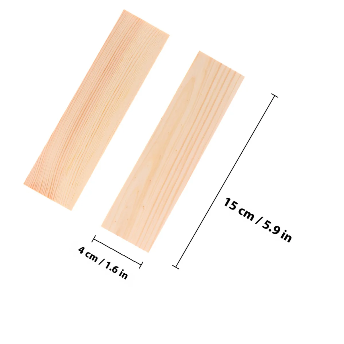 10개 스프루스 나무 판자 독특한 디자인 사진 스튜디오 배경 4x15cm 쉬운 보관 공예용 나무 블랭크 벽 장식