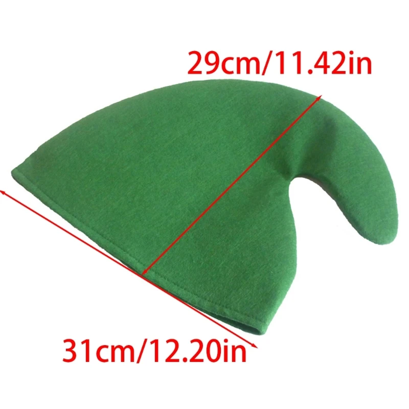 Simple Elves Hat Christmas Hat Keep Warm Festival Costume Cosplay Show Props Multi-color Hats  Headwear Decorations