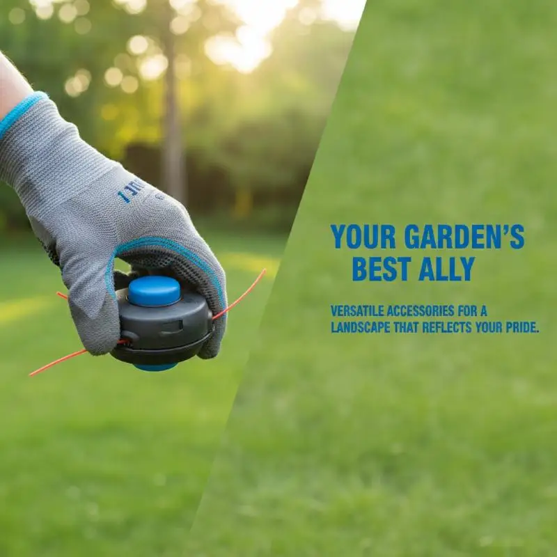 Universal Trimmer Replacement Head Durable ABS Construction Easy Load for Patio Lawn Weed Edging Jobs