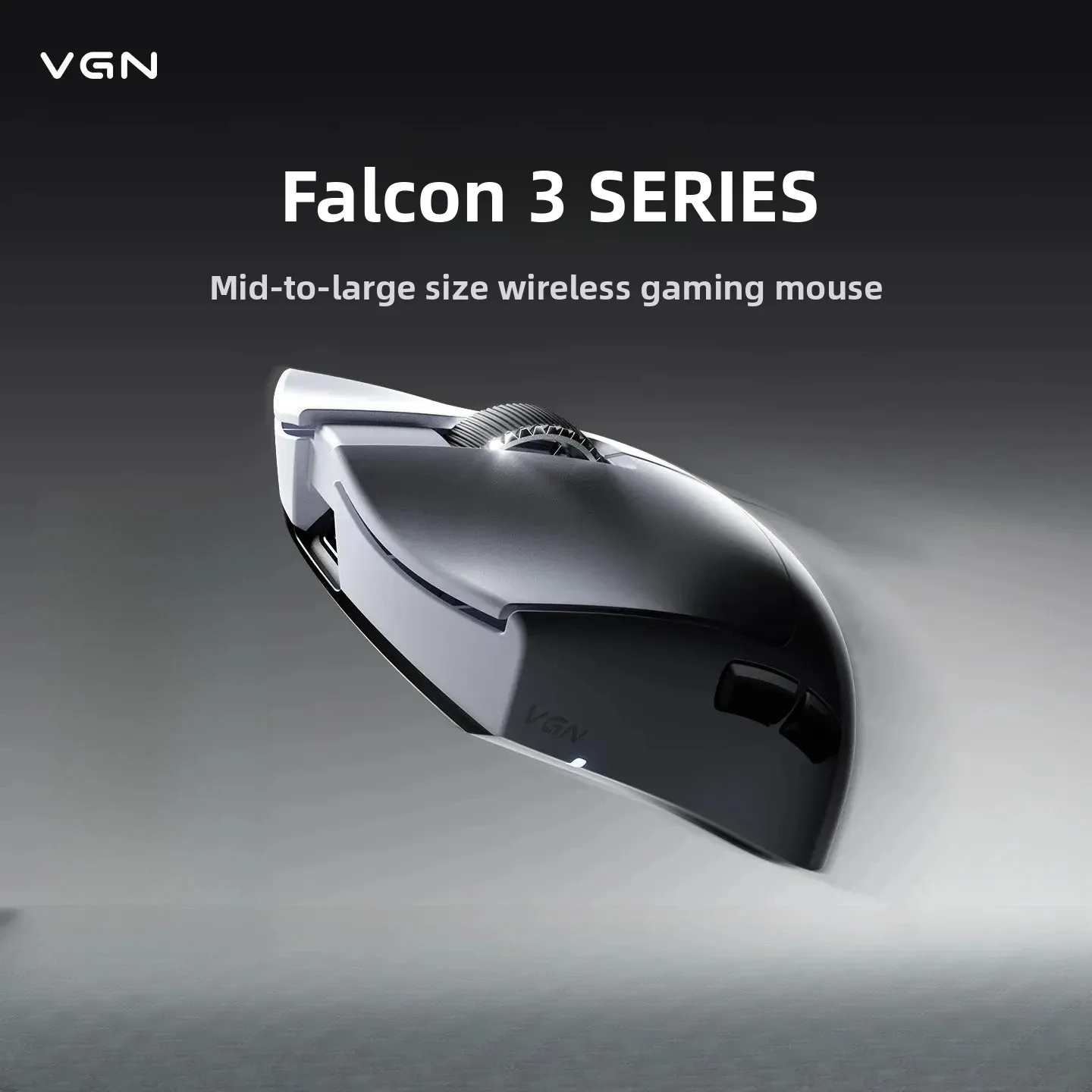 VGN Falcon 3 Wireless Esports Mouse Tri Mode PAW3950 Extreme Dual 8K Polling 57g Lightweight For PC Gaming Best Christmas Gift