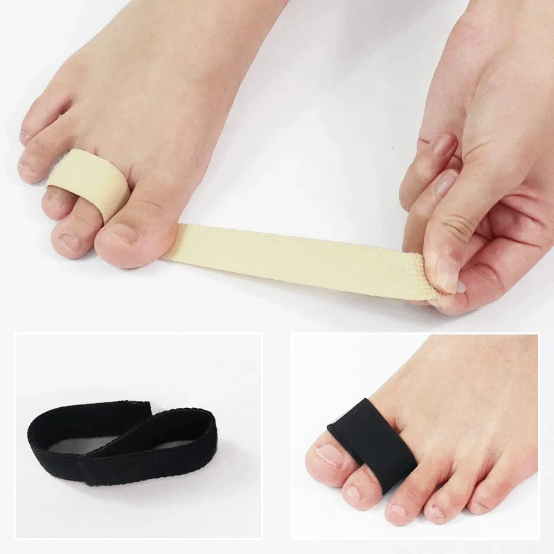 

1/5Pcs Toe Finger Straightener Hammer Elastic Tape Hallux Valgus Corrector Bandage Toe Separator Splint Wraps Foot Care Supplies