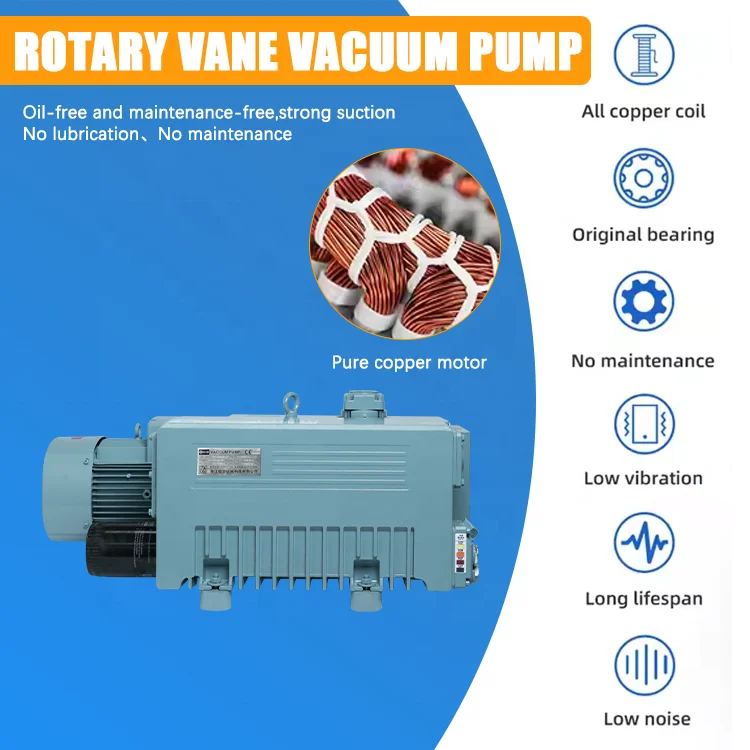 Pompa a vuoto per test di laboratorio di apparecchiature di bellezzaP-100 ad alta efficienza palette rotanti monostadio 380V 3KW