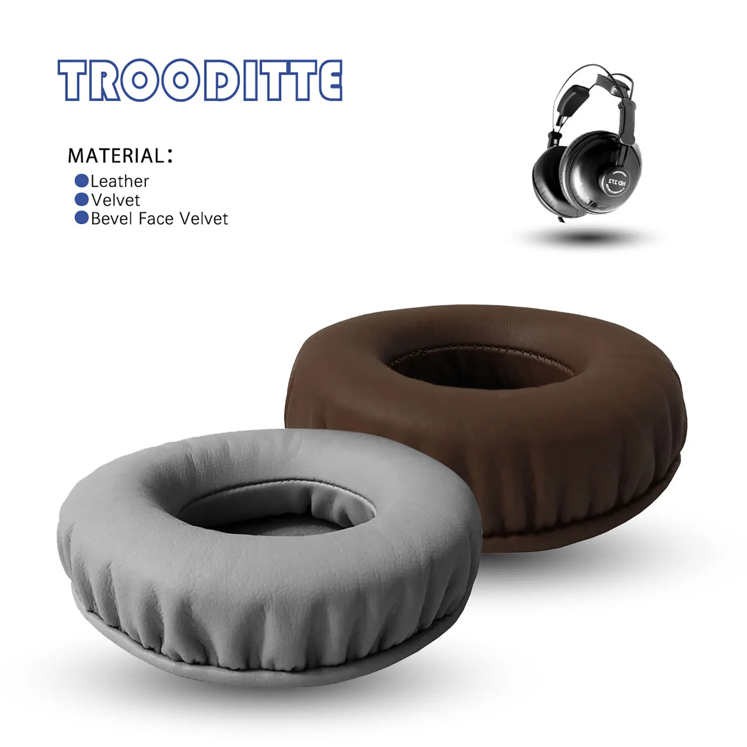 TROODITTE Replacement Earpad For Axelvox HD241 HD242 HD271 HD272 Headphones Thicken Memory Foam Cushions