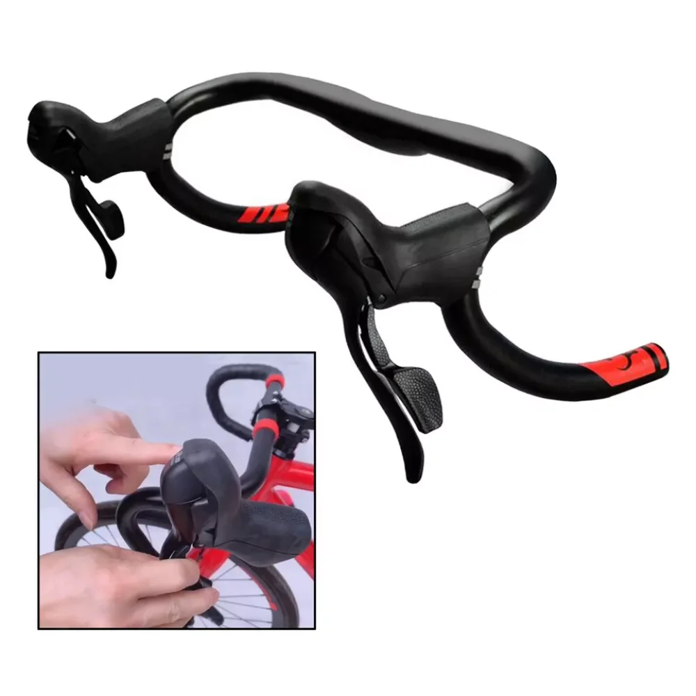 2 3X7 8 9 10 11 Speed Shifter Set Finger Dial Dual Control Levers Conjoined DIP Derailleurs Speeds Gear Lever Brake Lever