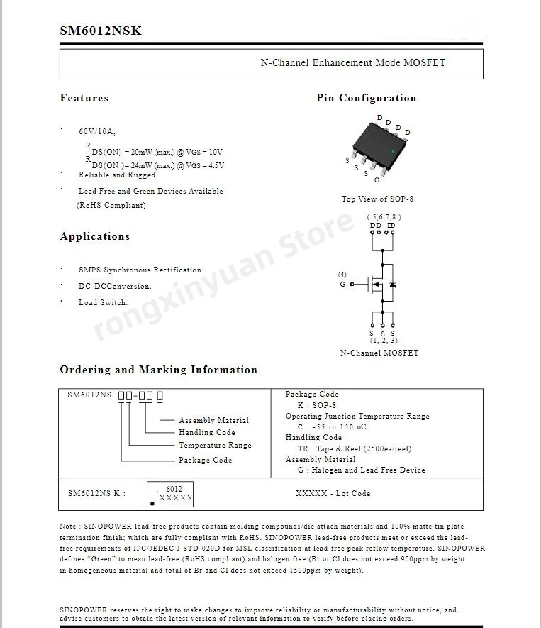 10 шт SM6041CSKC-TRG SM6041CSKC SM6041 SM6012NSKC-TRG SM6012NSKC SM6012 SM6128NSKC-TRG 6128NS SM6128NSKC SM6128NS SOP-8 100% Новинка