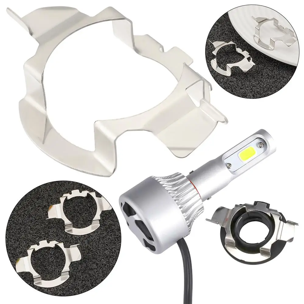 H7 LED Holder Universal Headlight Base Headlamp Retainer Bulb Socket Adapter Auto Replacement Parts Automobiles Accessories