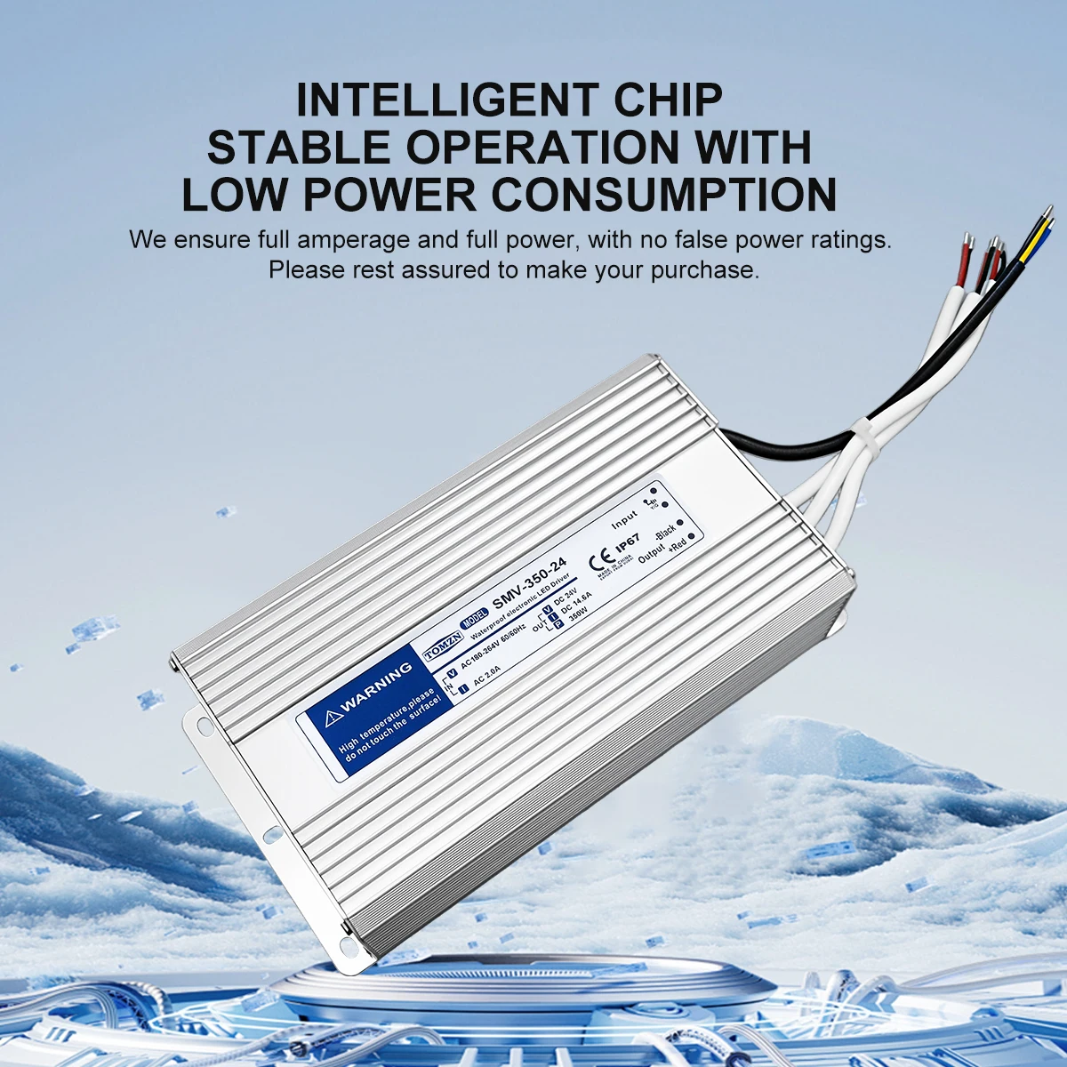 TOMZN 180-264V AC to DC 12V 24 - Outdoor Power Supply 12V recension och pris