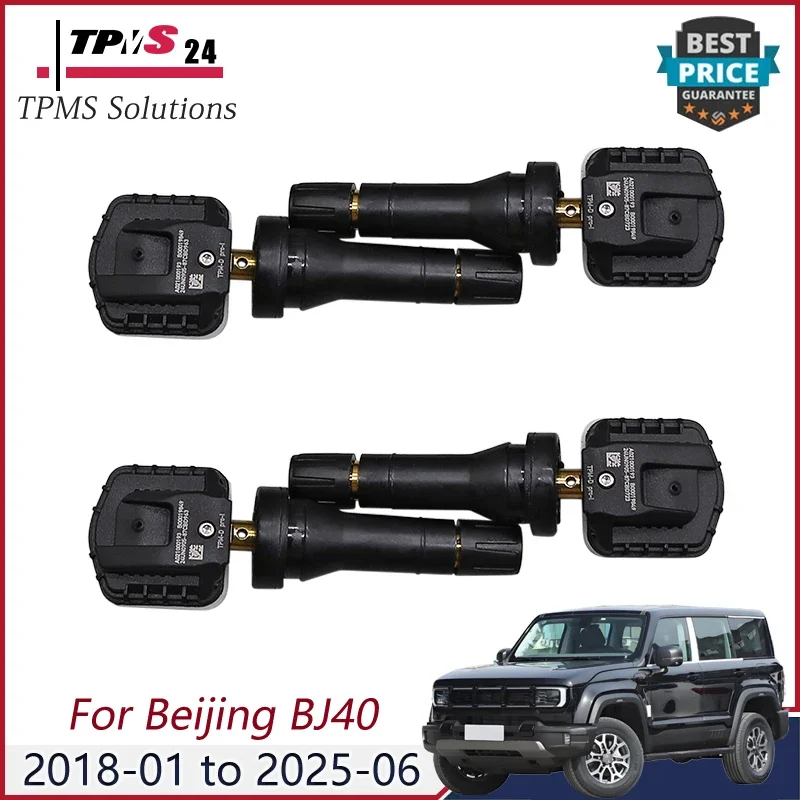 Para pequim bj40 plus bj60 bj80 tpms sensor 433mhz b00019849 sistemas de monitoramento de pressão dos pneus