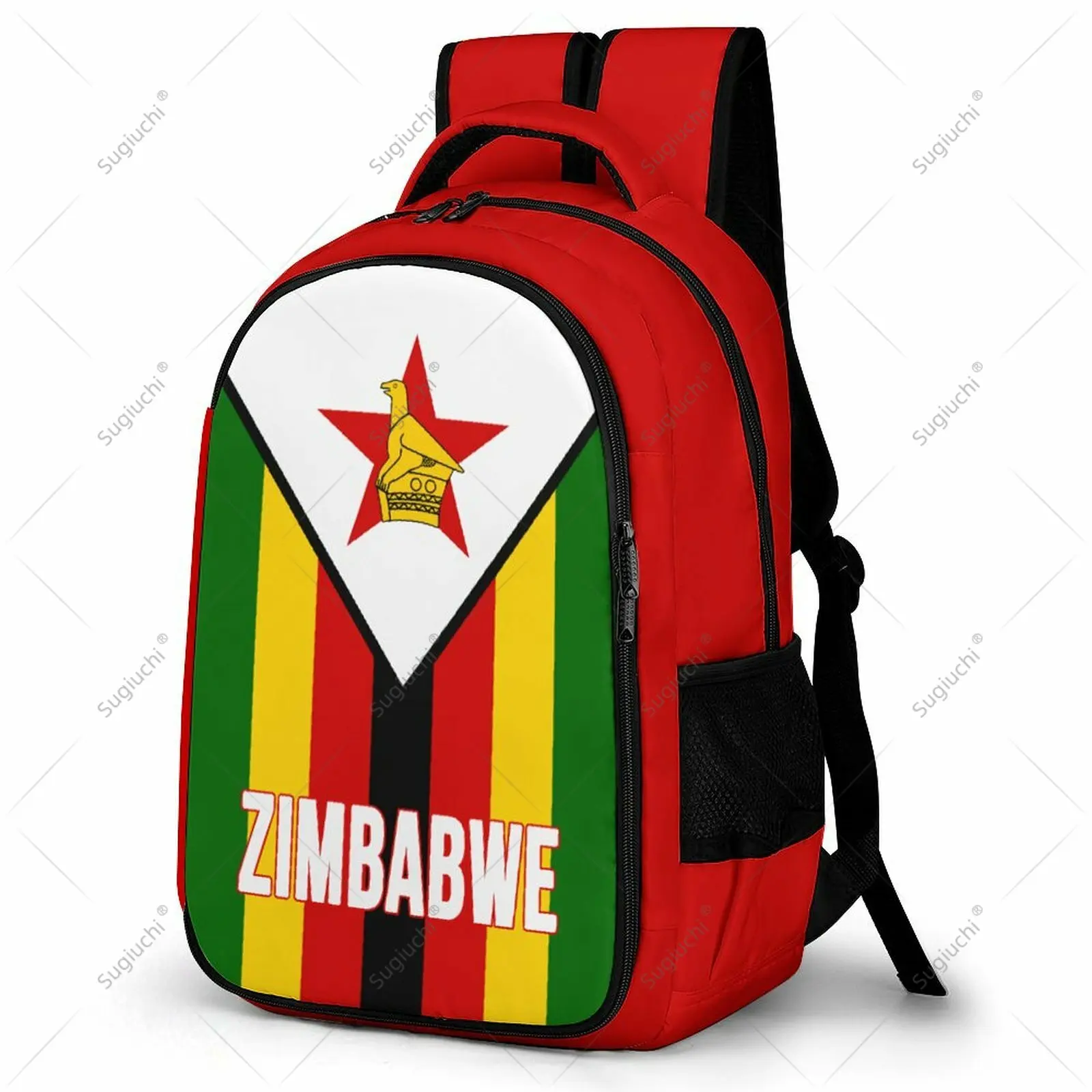 

Backpack Zimbabwe Flag Student Schoolbag Smart Business Travel Leisure Backpack Laptop Back Pack Office Work Bag