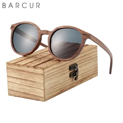 Deisgn Stylish Brand Cat Eey Walnut Wood Sunglasses Polarized Men Women Sun glasses UV400 Wood Gift Box