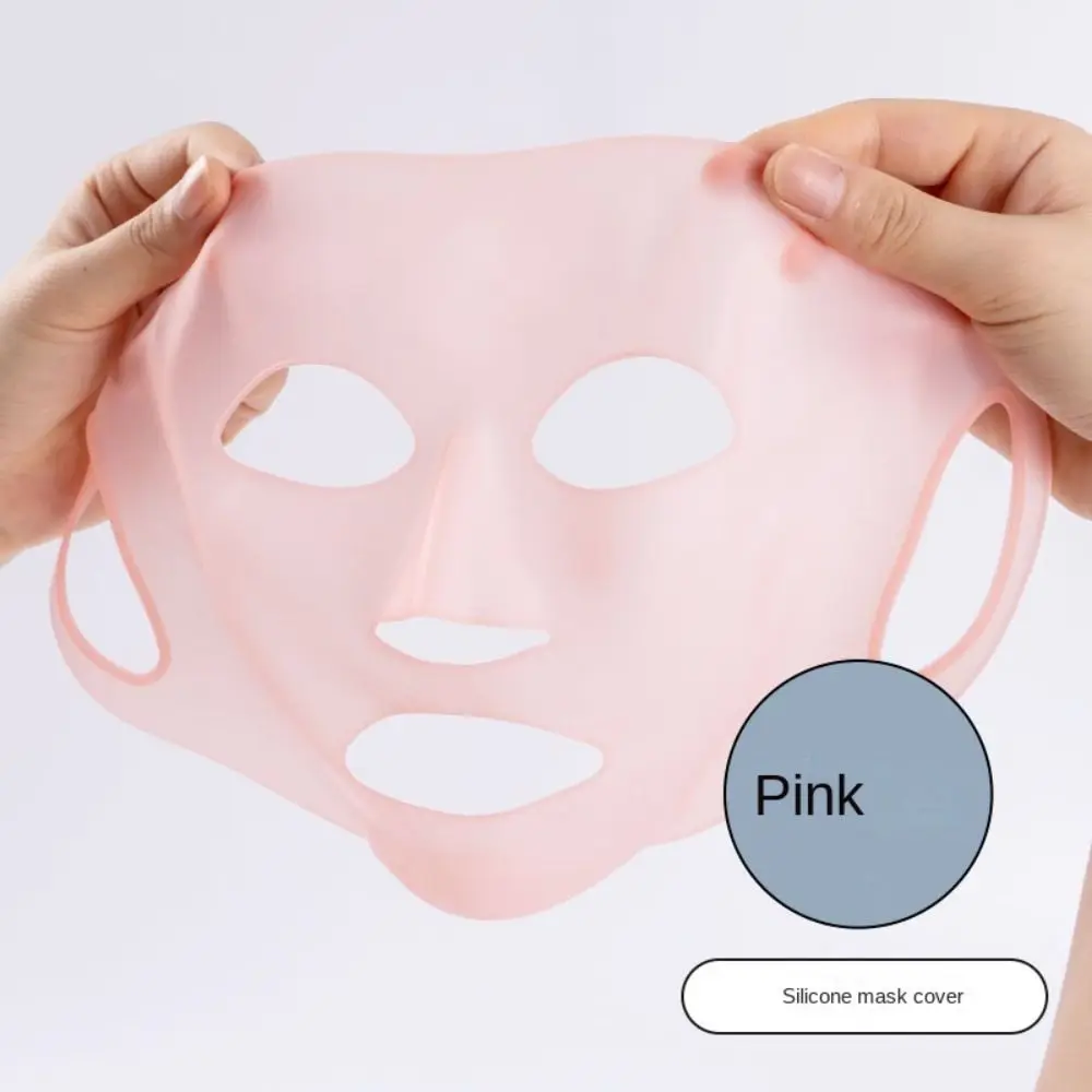 3D Silicone Face Masks Holder Moisturizing Reusable Masks Cover Prevent Evaporation Beauty Skin Care Facial Masks Skin Care Tool