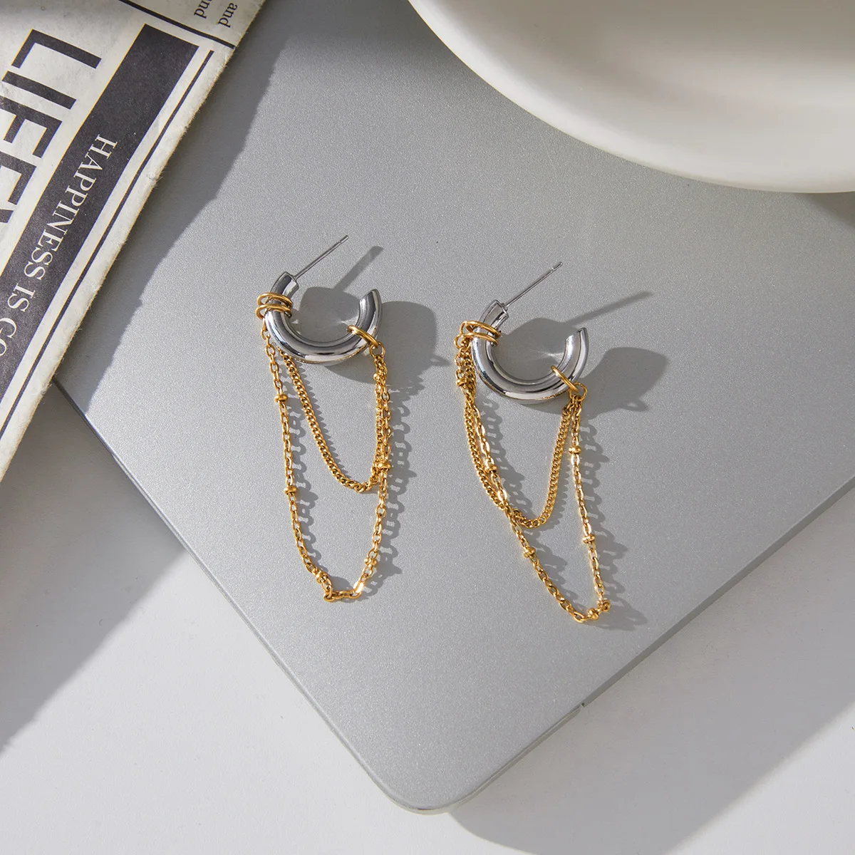 Thumbnail 4 - #27 Best Dangle Chain Earrings to Buy In 2026