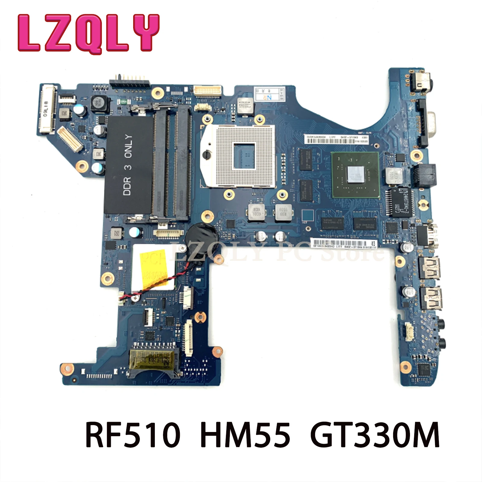 

LZQLY для Samsung RF510 материнская плата для ноутбука HM55 DDR3 GT330M 1 Гб