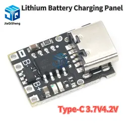 Ultra-Small Lithium Battery Charging Panel 1A Ternary Lithium Battery 3.7V4.2V Charger Module Type-C With Protection Board