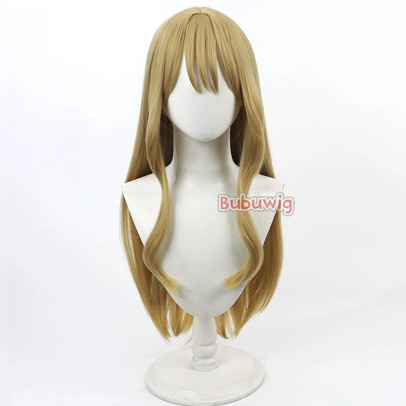 Bubuwig Synthetic Hair Hanaoka Makoto Cosplay Wigs Senpai Is an Otokonoko Hanaoka Makoto 80cm Long Brown Cos Wig Heat Resistant