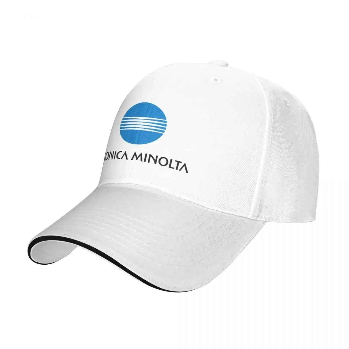 Retro Vintage Konica Minolta Logo Baseball Cap Hat Beach Big Size Hat Beach Bag Cosplay Trucker Hats For Men Women's