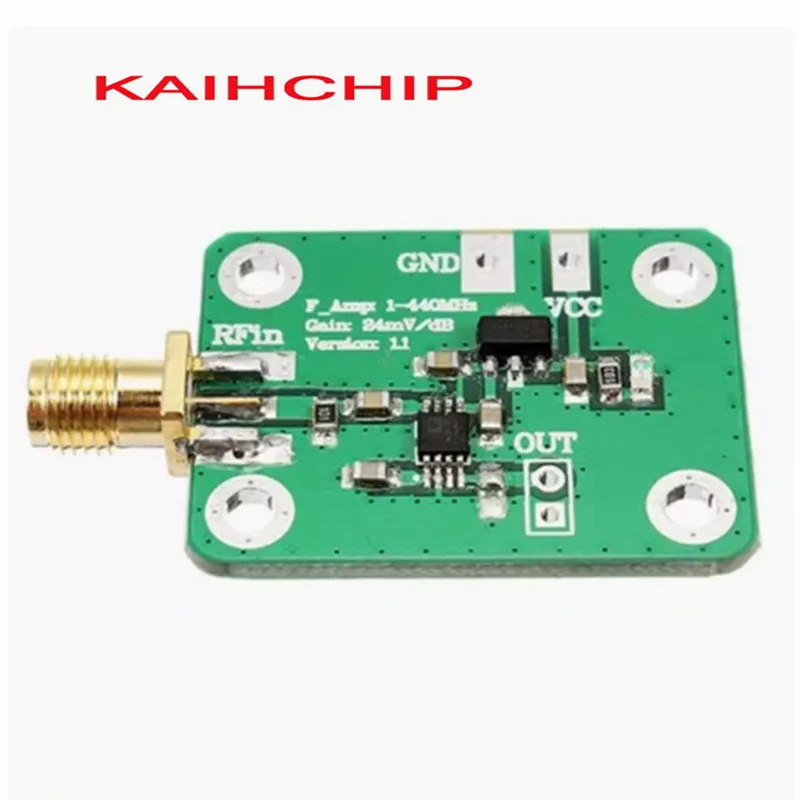 AD8310 RF module Logarithmic Detector 7-15V 0.1--440 MHz RF Power Analyzer Board High Speed Power Detection High Frequency