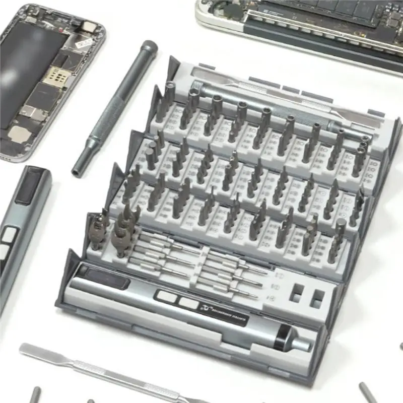 TFORU-126-In-1 Rechargeable Electric Screwdriver Set - Mini Repair Tool Kit For Maintaining Various Electronic Devices