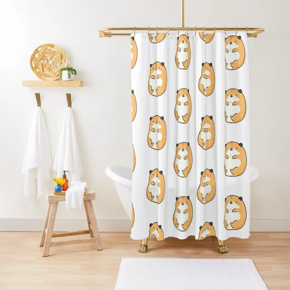 

Kawaii Hamster Shower Curtain Shower Bathroom Cute Shower For Bathrooms Funny Curtain