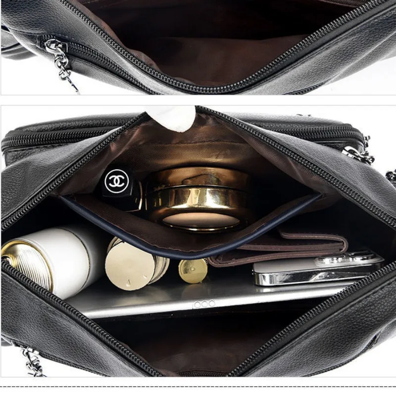 Large Capacity Shoulder Bag Female 2023 New Fashion Crossbody Bag for Middle-Aged People Ladies All-Matching